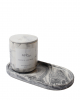 Viva Ignis Аромасвеча Wood and leather (гипс) 160 мл																														